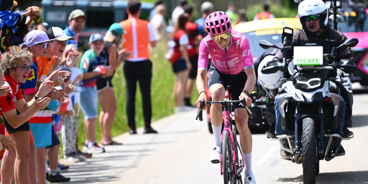 Sterke Alex Baudin soleert vanuit de vlucht naar zege en gele trui in Tour Auvergne