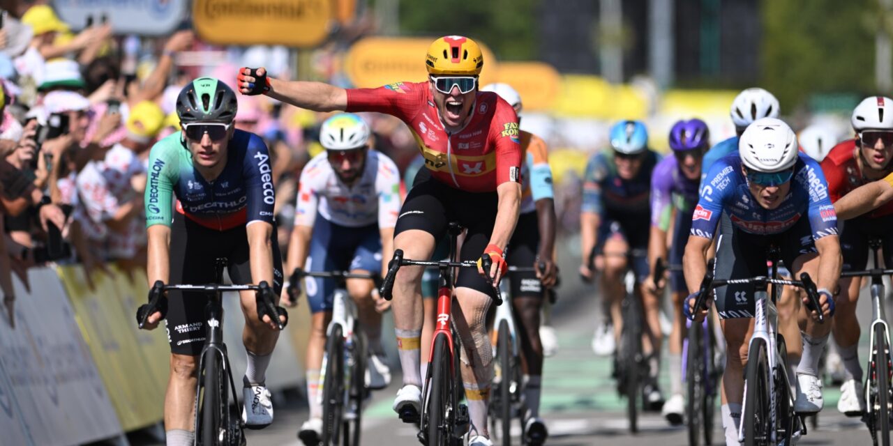 Tour 2026: Søren Wærenskjold verrast Kooij en Philipsen met late move in Nevers