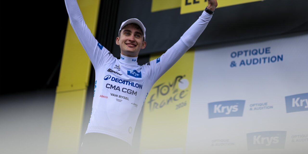 Tour 2026: Met zijn 19 jaar is Paul Seixas jongste drager van de witte trui