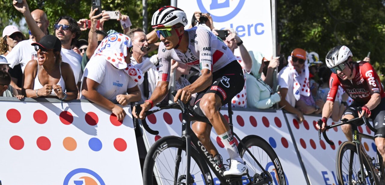 Isaac Del Toro dankt Visma | Lease a Bike en andere ploegen na pechhulp: Veel respect