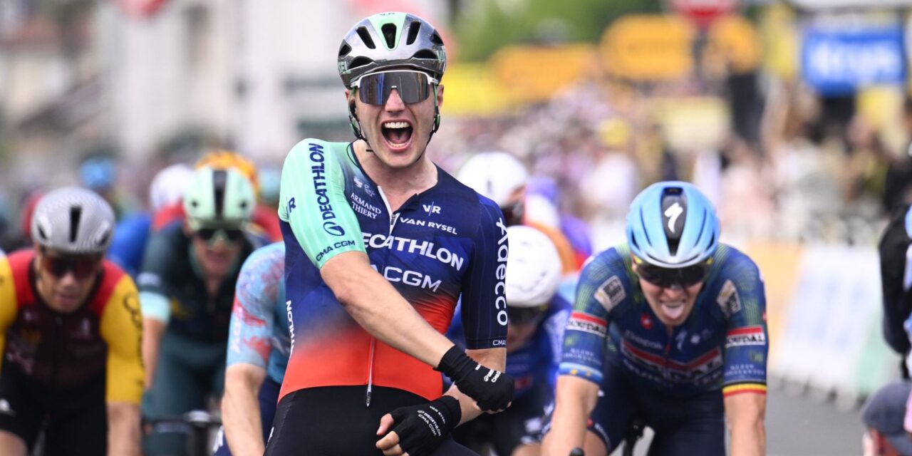 Tour 2026: Debutant Olav Kooij slaat na chaotische finale meteen toe in Pau