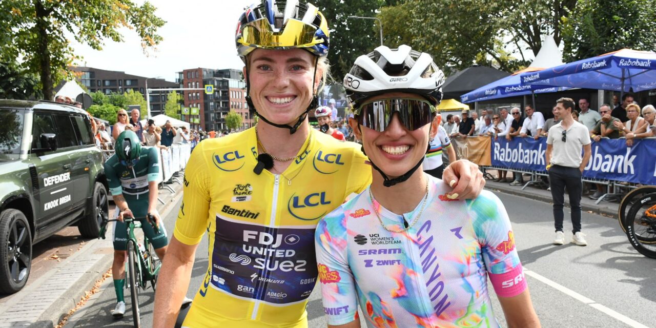 Demi Vollering amuseert zich met Kasia Niewiadoma: Mensen denken dat we rivaliteit hebben