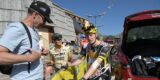 Opvallend: Matteo Jorgenson traint in Verenigde Staten op een oude fiets