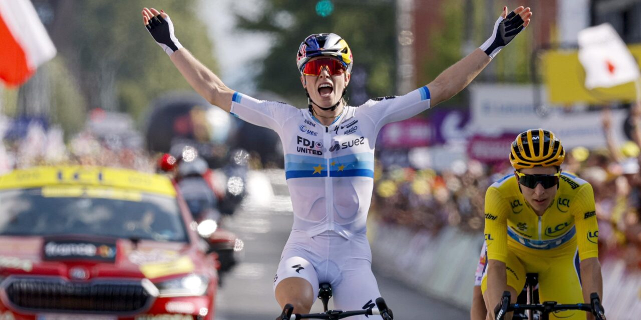 Tour Femmes 2026: Demi Vollering wint spectaculaire heuvelrit, Ferrand-Prévot zakt door het ijs