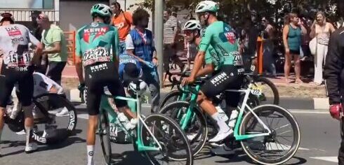 Vuelta 2026: Opgaves van Floris Van Tricht en Diego Uriarte na val in hectische openingsfase