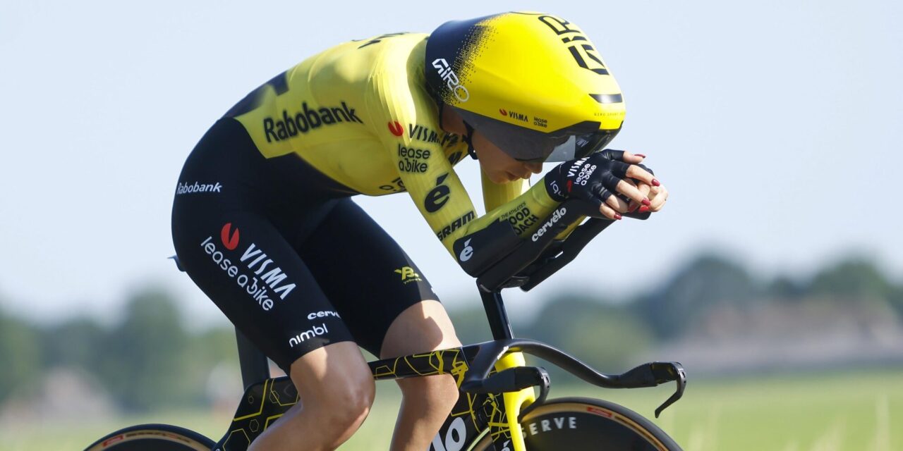 Daniek Hengeveld debuteert als Nederlands kampioene in tijdrit Tour Femmes: Met mentale handrem