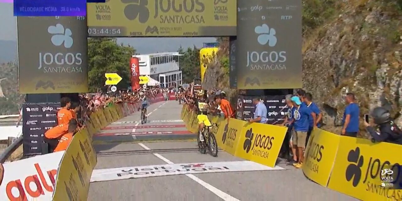Alexis Guerin draagt ritzege in Ronde van Portugal op aan overleden Finlay Tarling