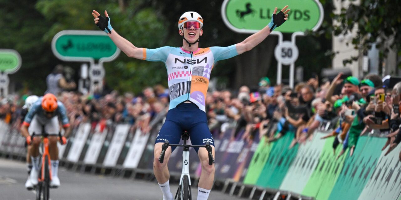 Lewis Askey overvleugelt Florian Vermeersch in aantrekkelijke openingsetappe Tour of Britain