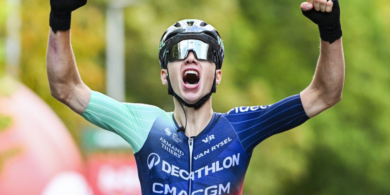 Toptalent Aubin Sparfel slaat met indrukwekkende sprint toe in Grand Prix de Wallonie